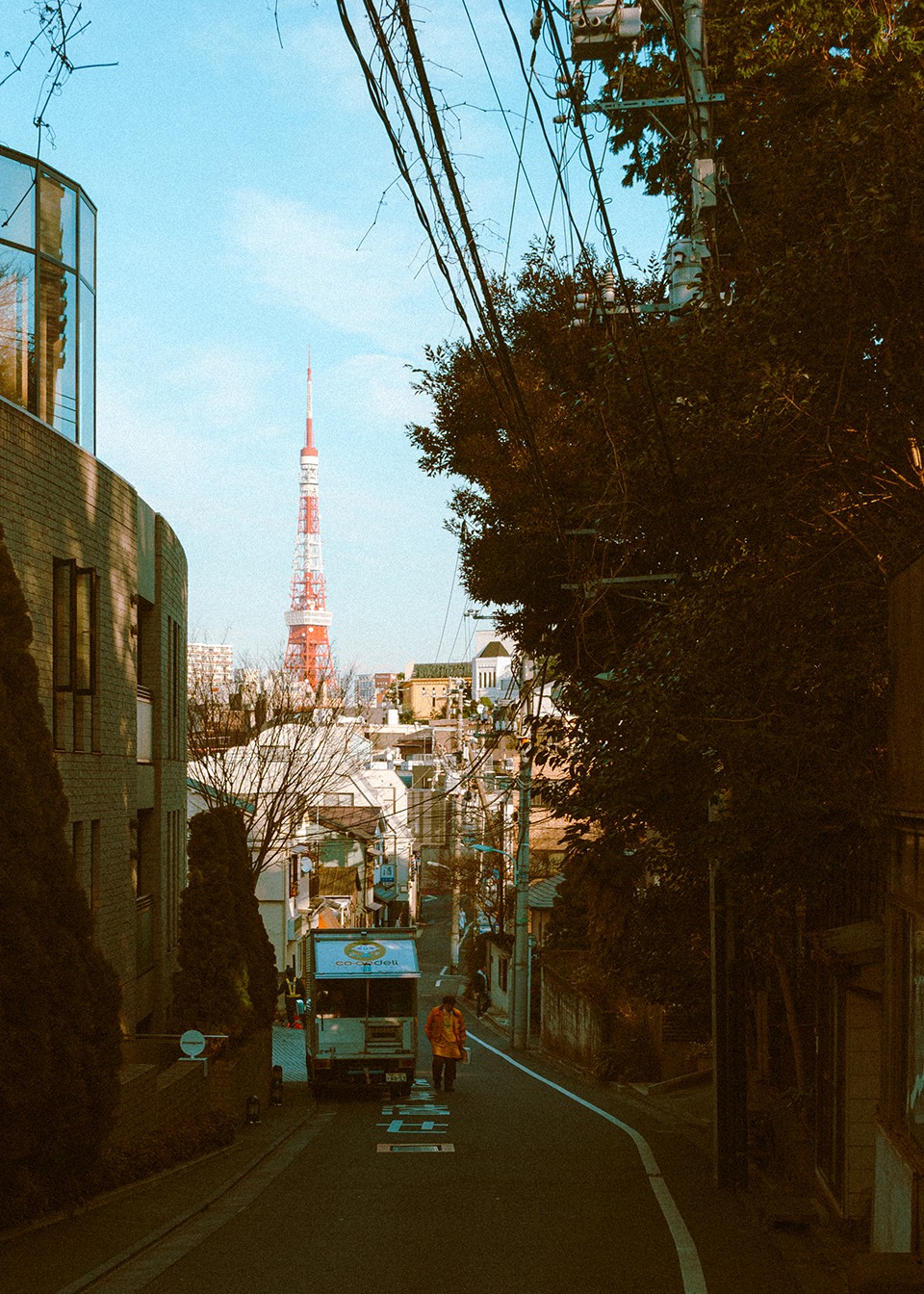 Tokyo Tower in the distance
