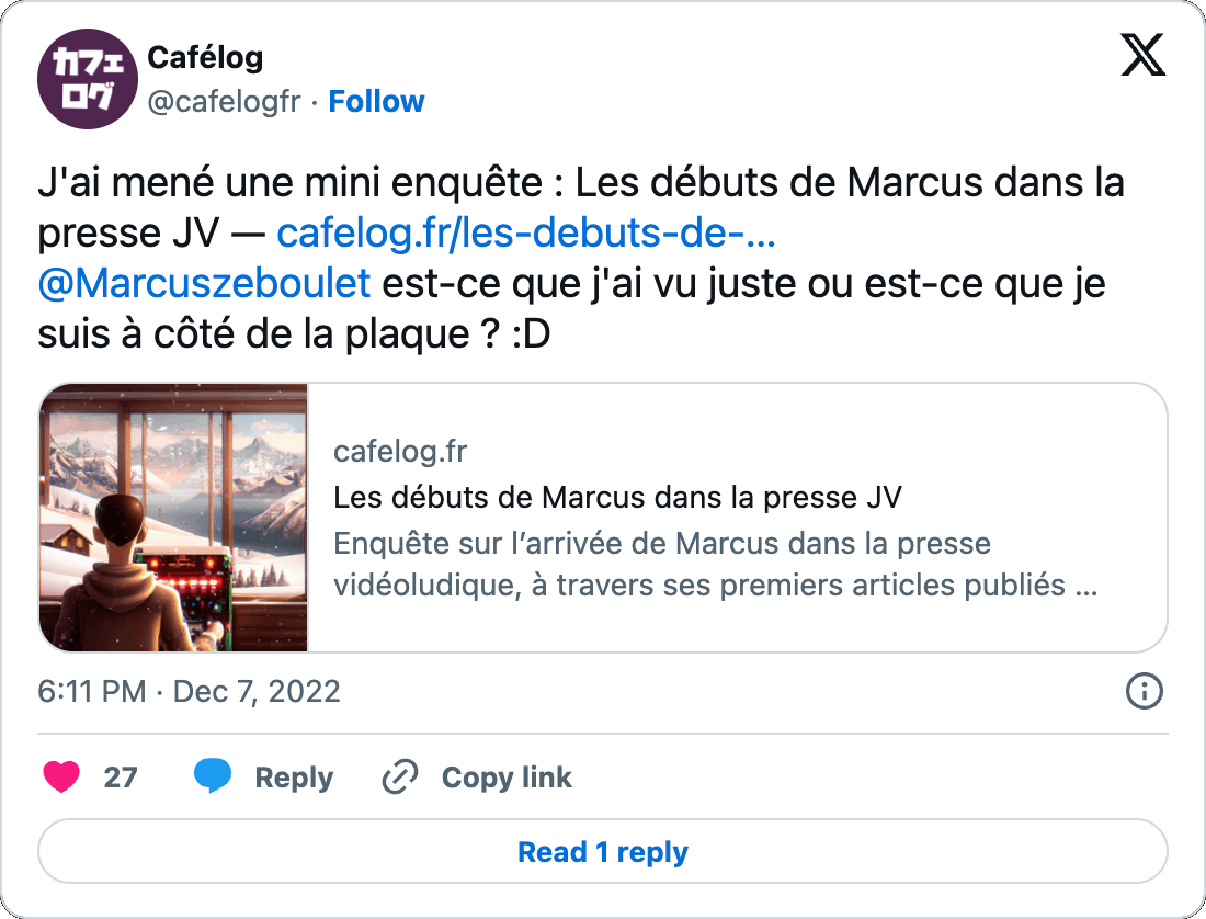 Capture d’écran Twitter