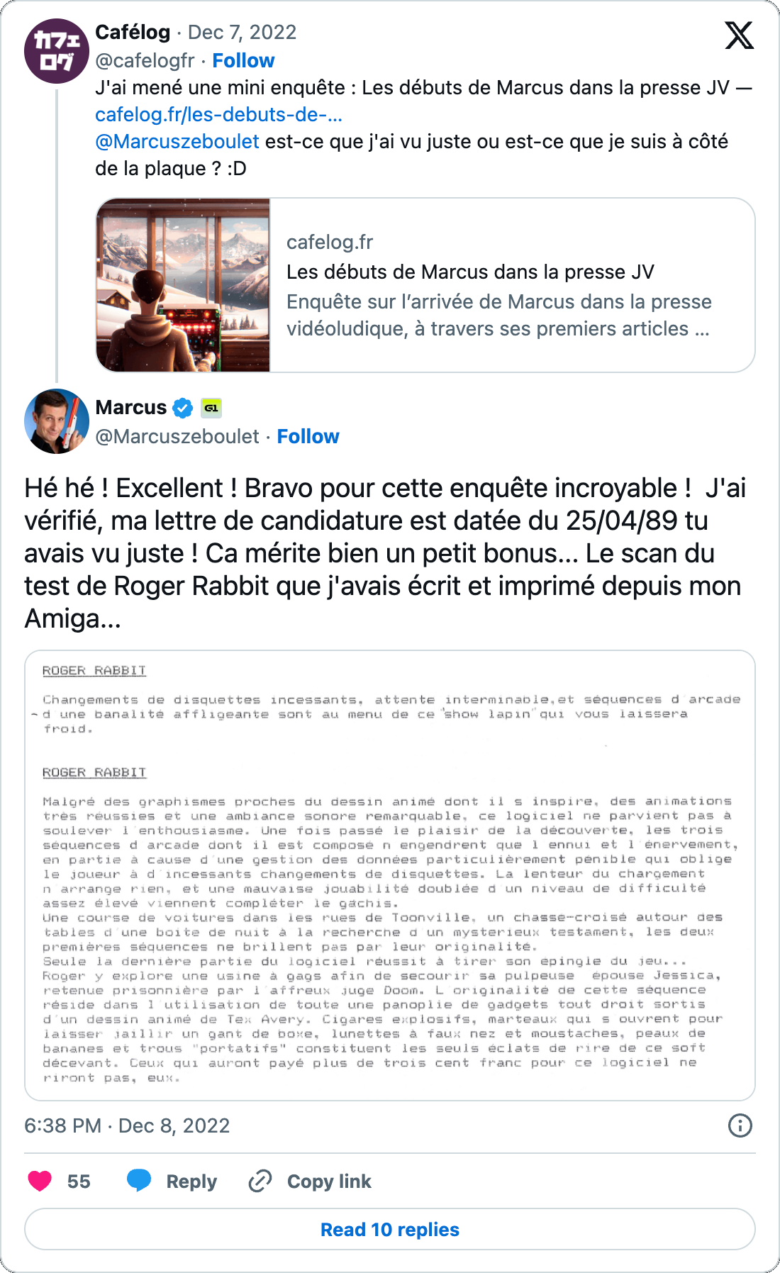 Capture d’écran Twitter