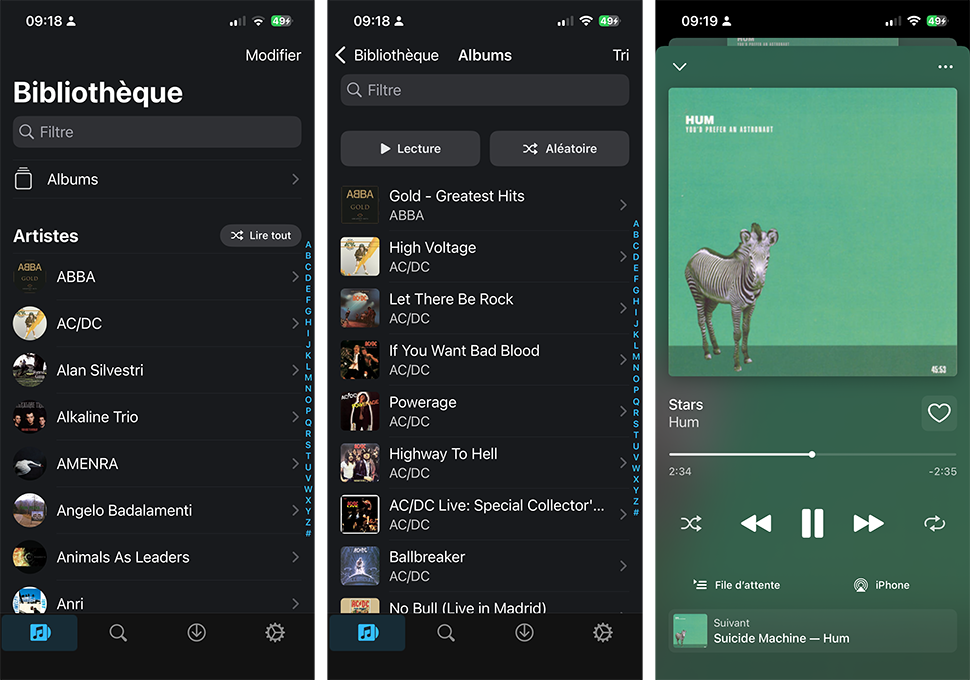 Doppler interface on iOS