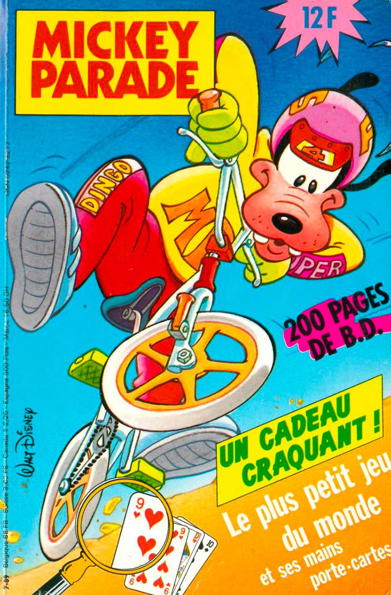 Couverture du Mickey Parade n°115 de juillet 1989