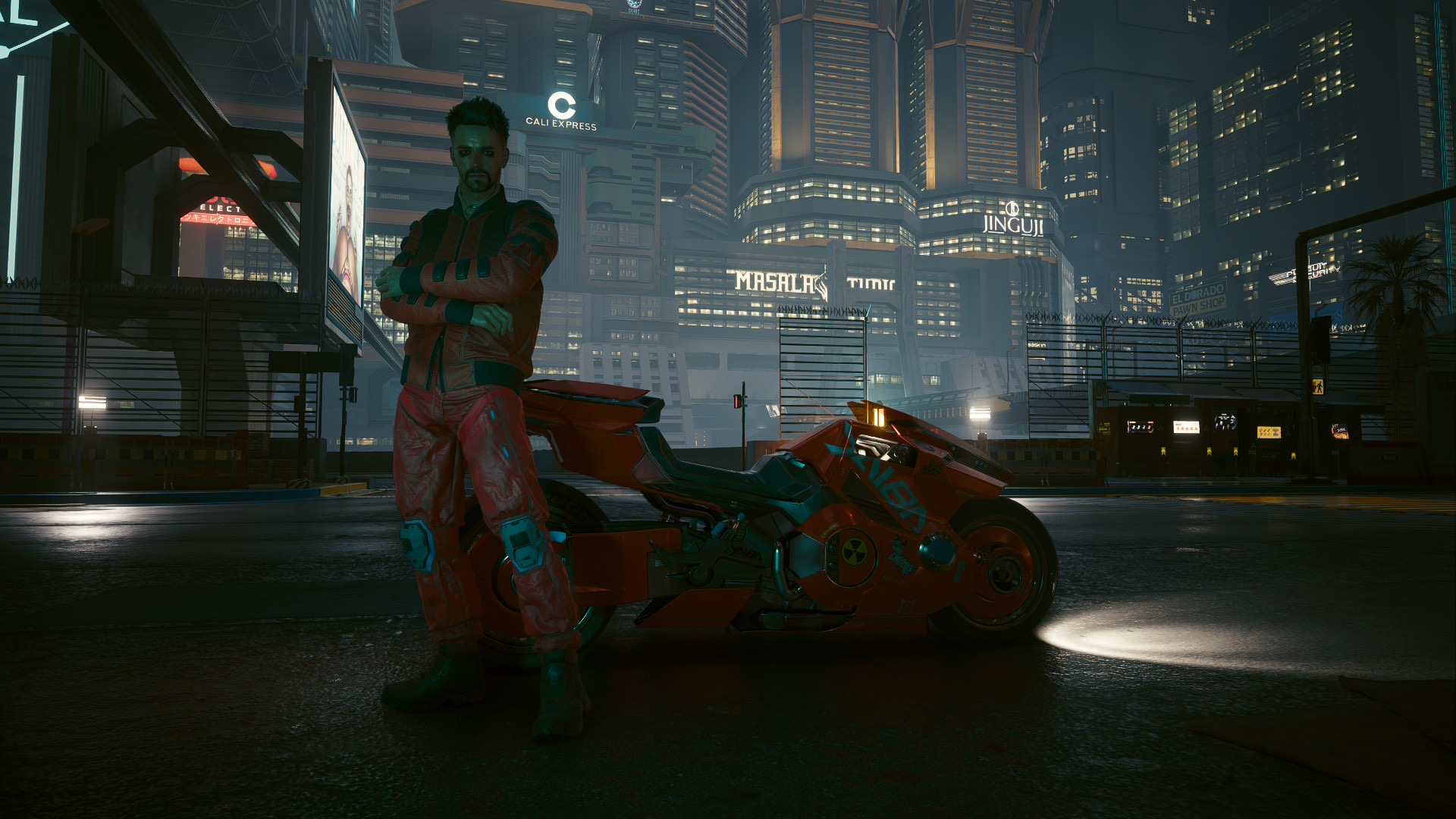 With my faithful Kusanagi, on which I often felt like Kaneda riding through Neo Tokyo’s streets