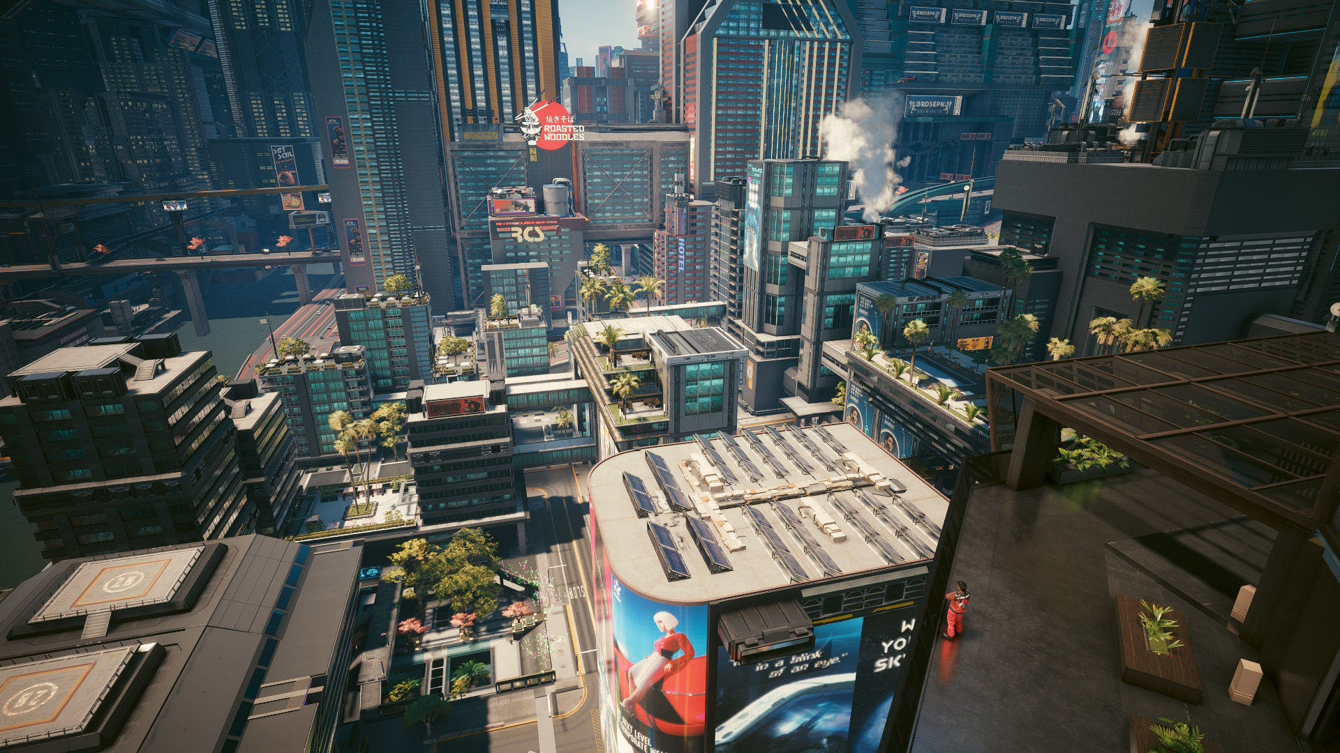 From the penthouse