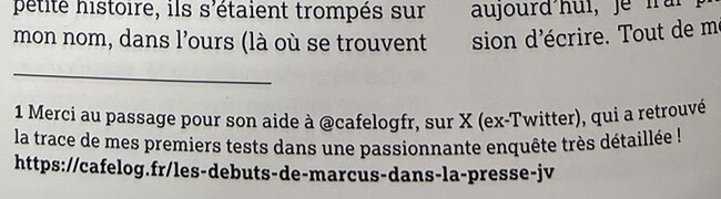 Note en bas de page 50 de la biographie de Marcus Payé pour jouer