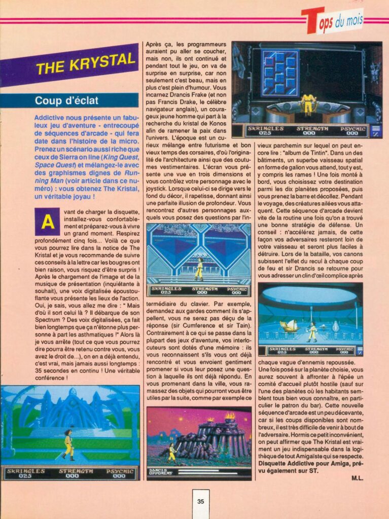 The Krystal - Micro News n° 22, page 35