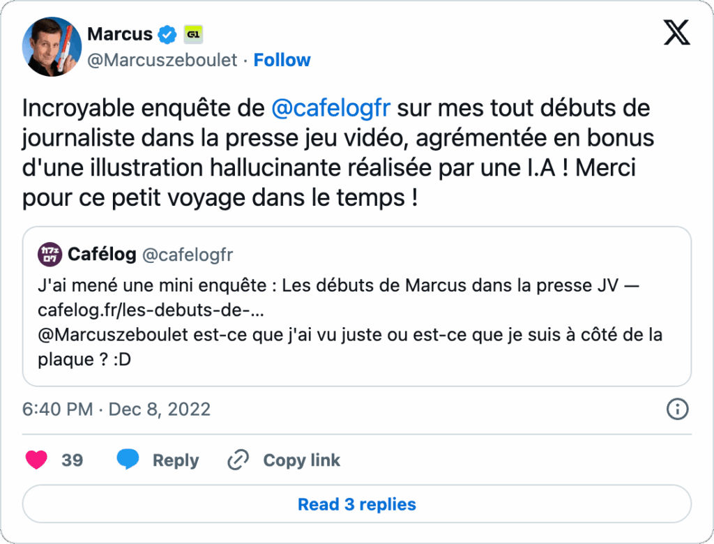 Capture d'écran Twitter