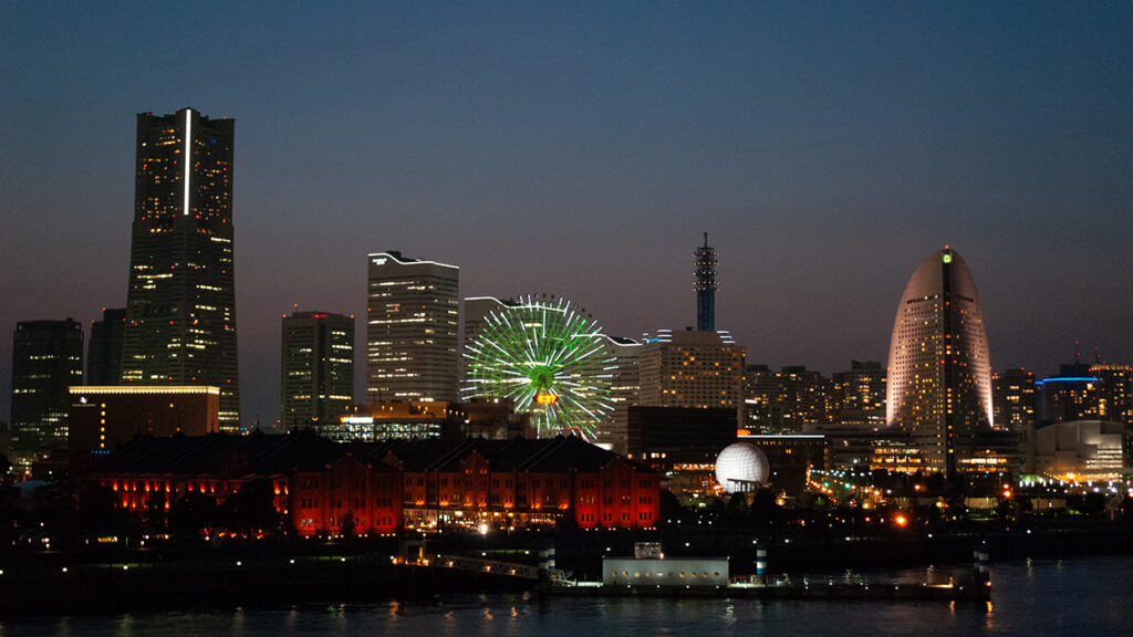 Yokohama at night