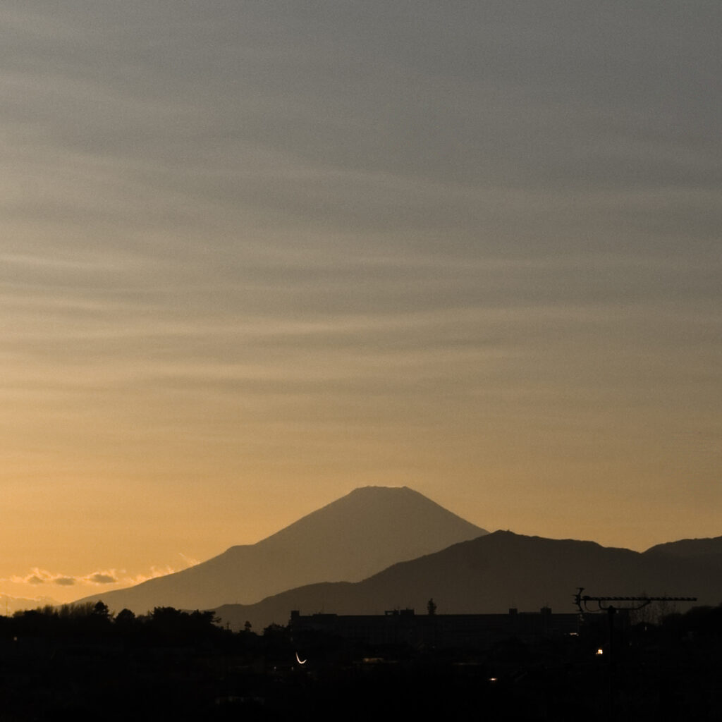 Fujisan from Yokohama