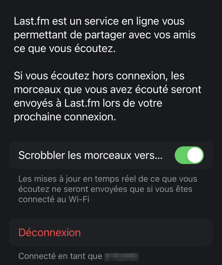 Doppler scrobbling lastfm