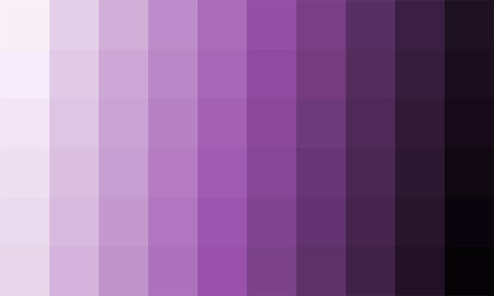 A purple palette