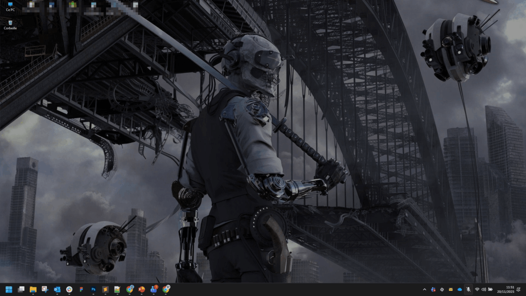 2025 11 20 pro desktop homescreen