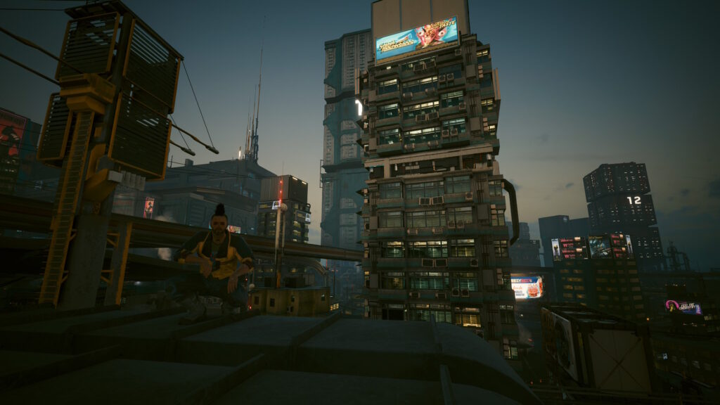 Steel, concrete and twilight