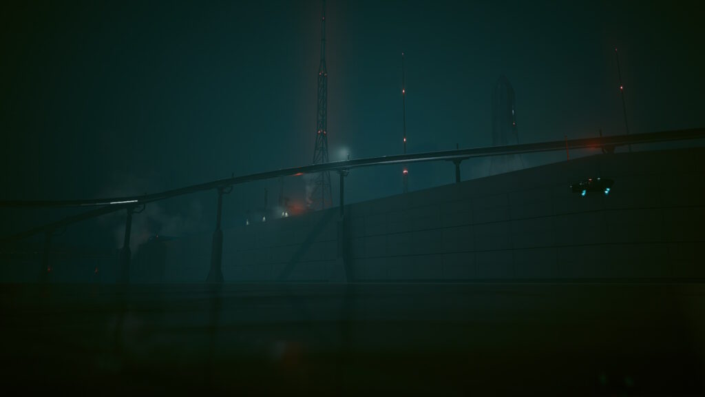 A long and high wall that would block any climbing attempt