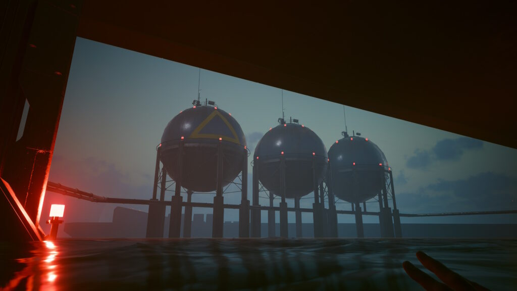 Three big spheres. What secrets would they hold?